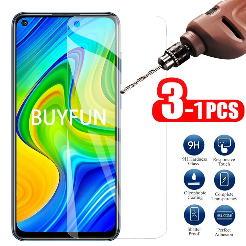1-3 قطعة غطاء الشاشة الزجاج ل Xiaomi Redmi ملاحظة 9 شفافة زجاج الأمان المقسى فيلم ل Xiami Redmy Note9 واقية غلاس