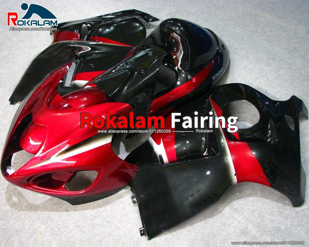 

Комплект корпуса для Suzuki Hayabusa GSXR1300 1999 2007 GSX-R1300 99 00 02 06 07, черный, красный обтекатели мотоцикла (литье под давлением)