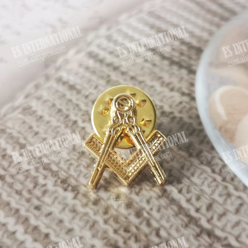 الماسونية التلبيب دبابيس الماسونية شارة ميسون Freemason BLM60 البوصلة و ساحة الجوف خارج 1.4*1.6 سنتيمتر اكسسوارات رائعة