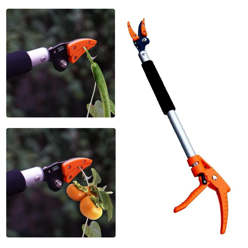 Longo Handle Alcance Pruner Jardim, Fruit Picker, Casa Árvore Pruner, Longo Handled Secateurs, Max Corte, Jardim Abastecimento, 0,6 m