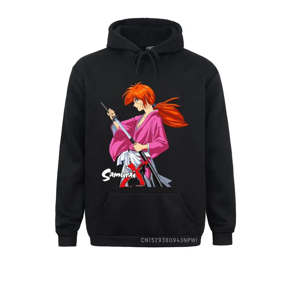 

Rurouni Kenshin Sweatshirt Himura Kenshin Battousai Samurai Hoodie Men Costume Pullover Awesome Beach Graphic Sportswear