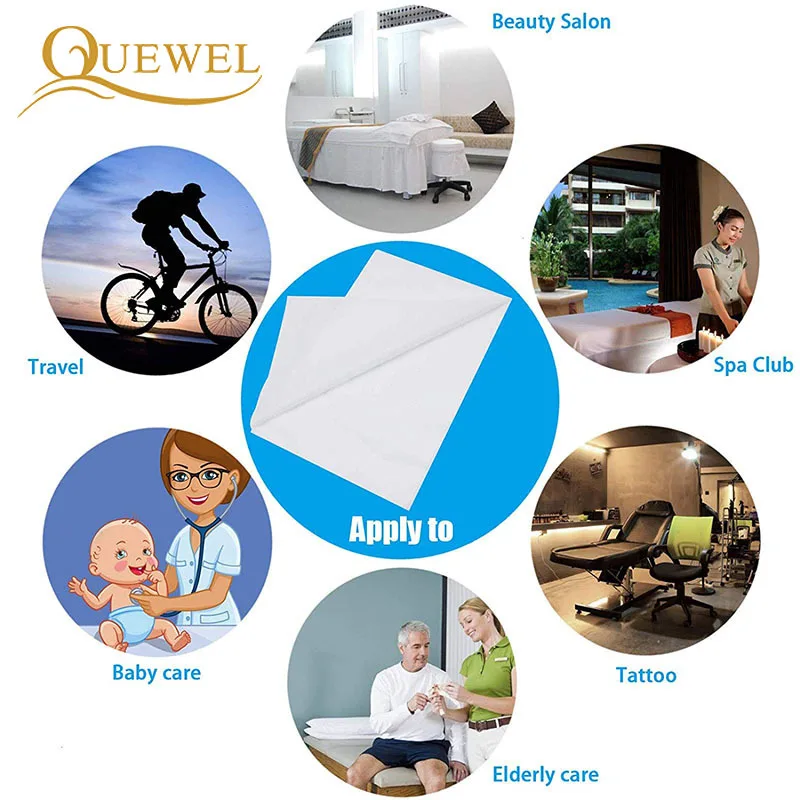 Простыни для наращивания ресниц, нетканые, одноразовые, дышащие, 180x80 см, 5/10/20 шт.