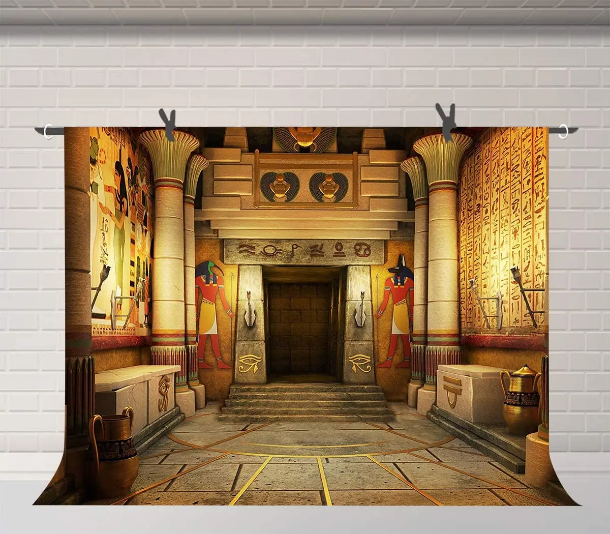 

Ancient Egyptian Palace Photography Backdrop Egyptian Mural Background Egypt Theme Party Banner Photo Booth Studio Props