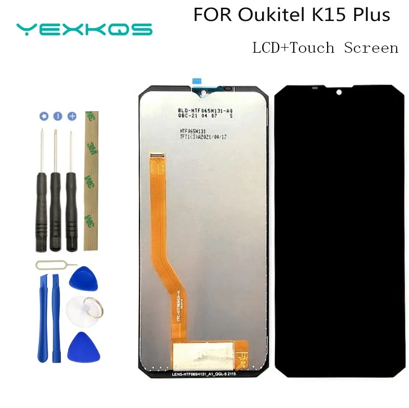 

6.52" For OUKITEL K15 Plus K15 PRO LCD Display + Touch Screen Assembly Replacement 100% Tested New For OUKITEL K15Plus K15Pro