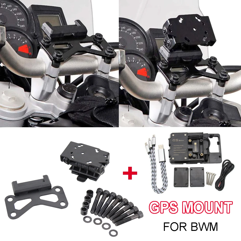 

For BMW G 650 Xchallenge Xmoto Xcountry GPS New SMART Phone Navigation GPS Plate Bracket Adapt Holder F700GS F800GS Adventure