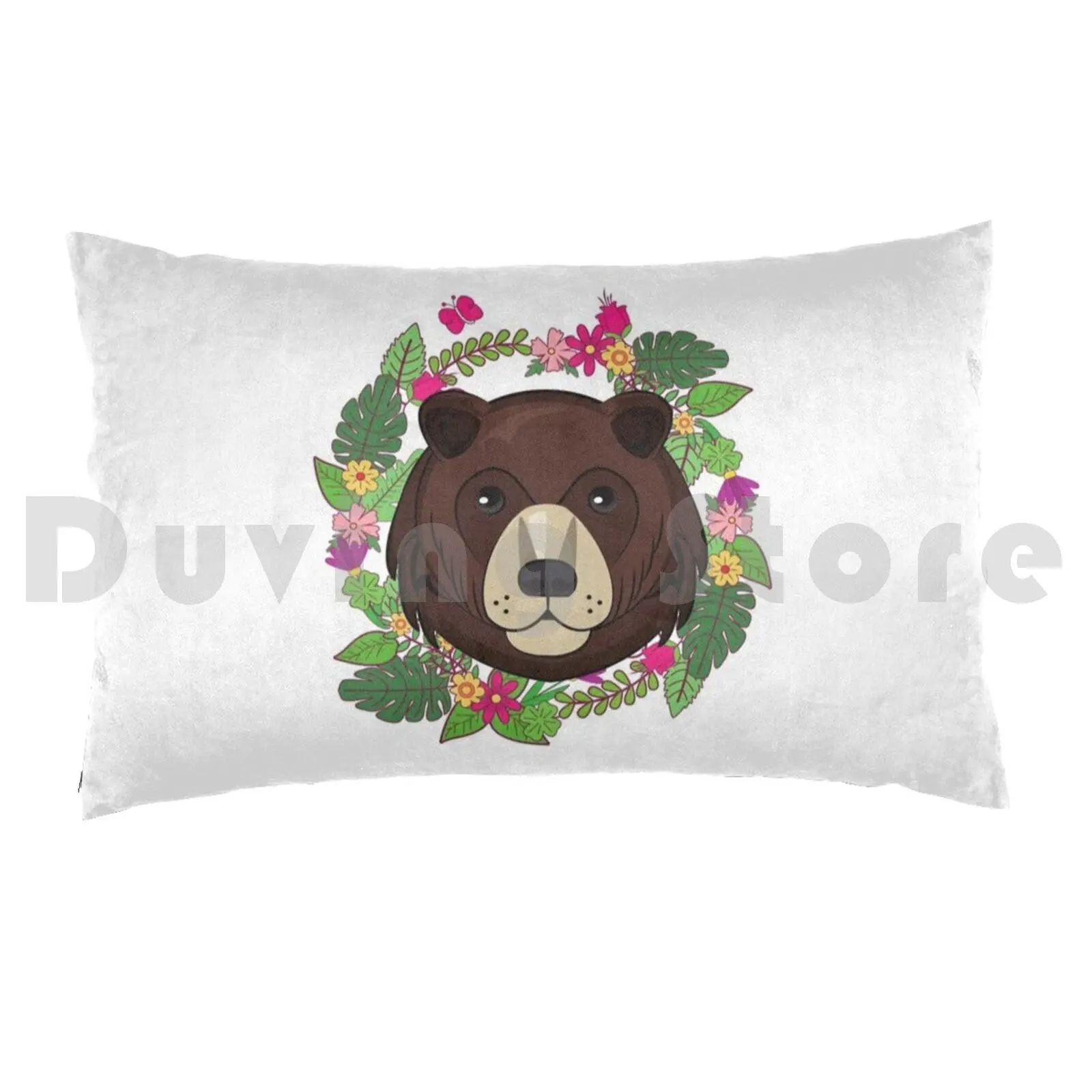 BearPillow case Bear Cute Animal Bara Bear Pride Bears Bobobear Cub Art Comics