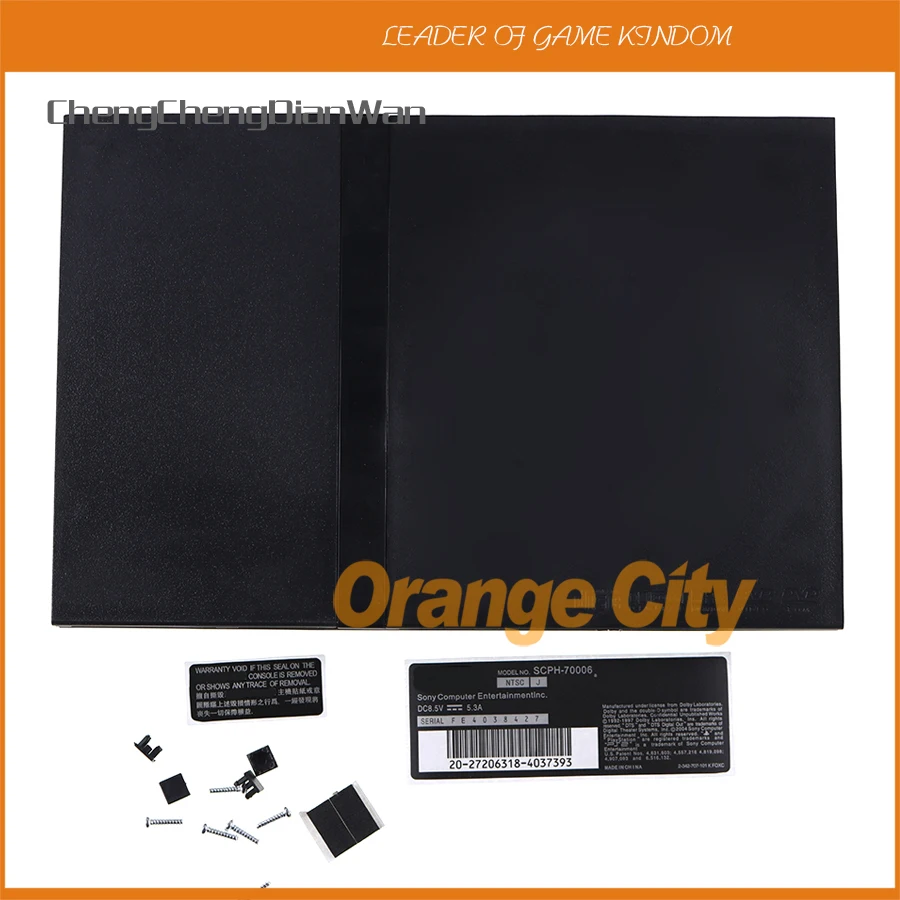 1Set Full Housing Shell host Case with complete parts for PS2 Slim 9W 90000 9000X Console Cover For PS2 Slim 7W 70000 7000X