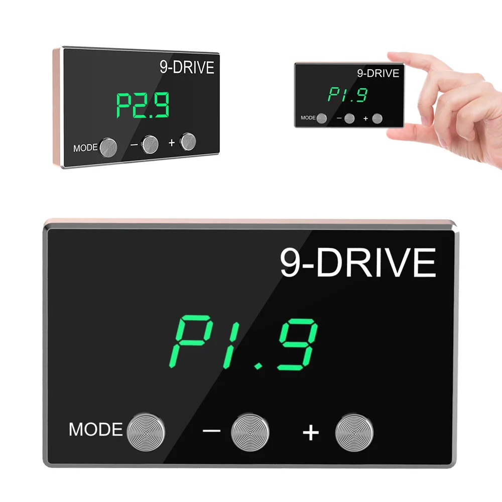 9 Drive 5 Modes Car Racing Accelerator Potent Digital Throttle Response Controller Car Pedal Booster Electronics Accessories