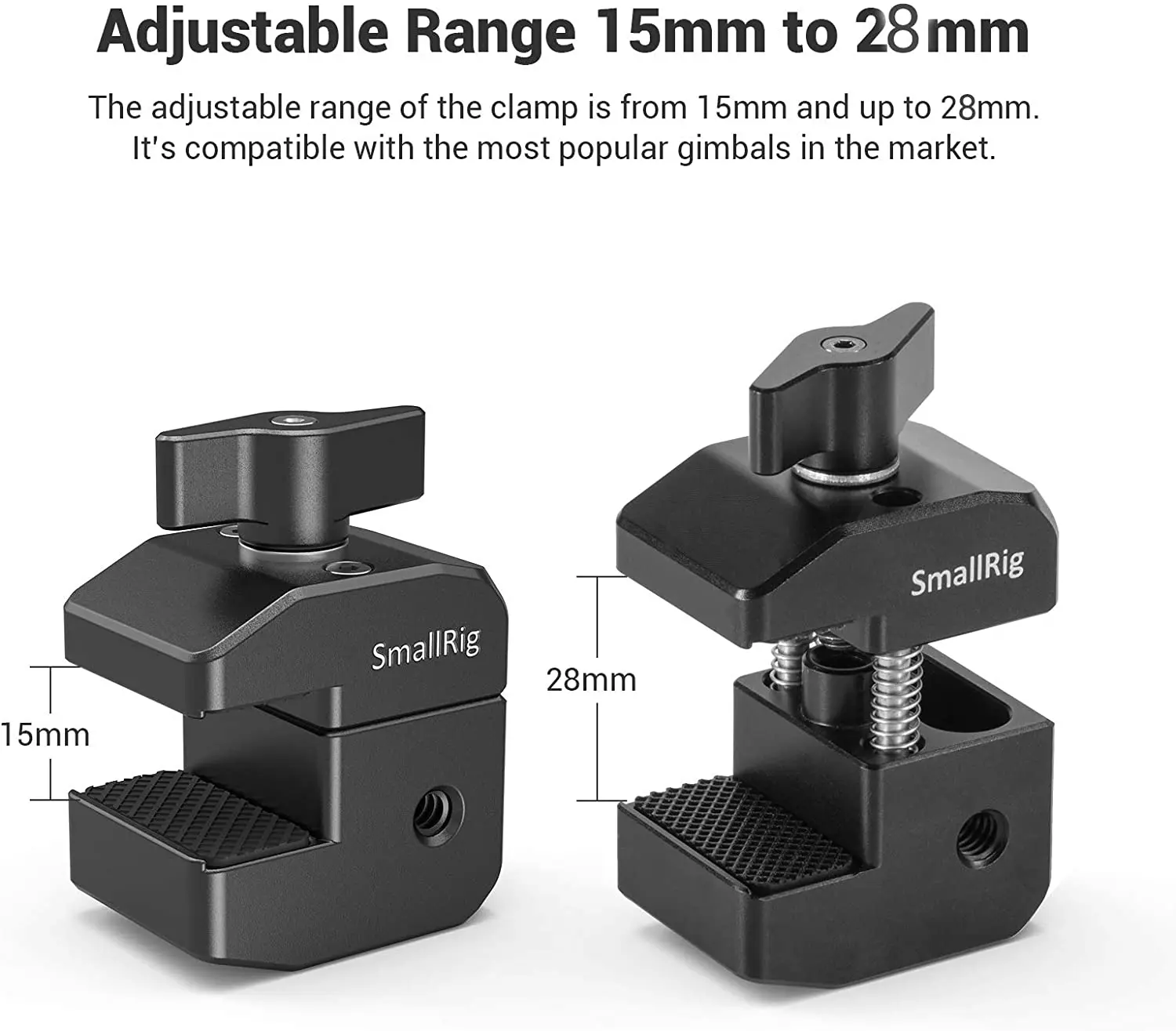SmallRig Camera RIg Counterweight Mounting Clamp Kit for DJI Ronin S / SC for RS 2/ RSC 2/ RS 3/ RS 3 Pro Gimbals Balance Video