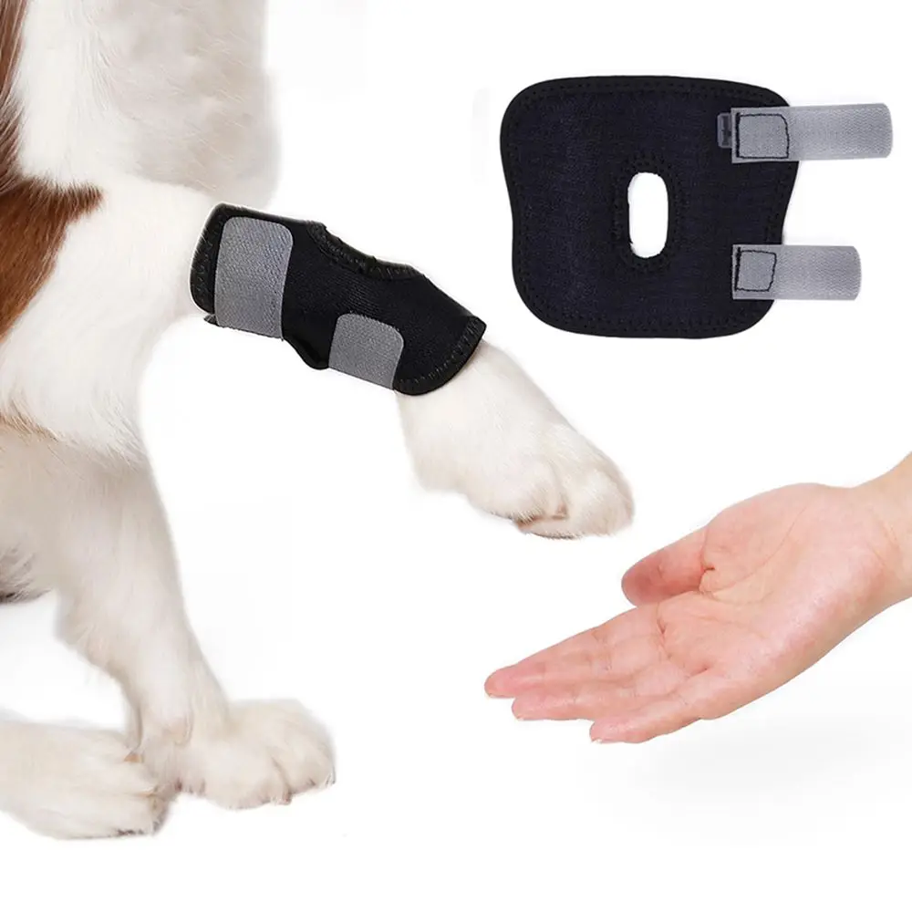 Joelheiras respiráveis para pet, suporte para perna, envoltório conjunto de jarrete, recuperação de pernas, protetor do cão, protege bandagem, 1 pc