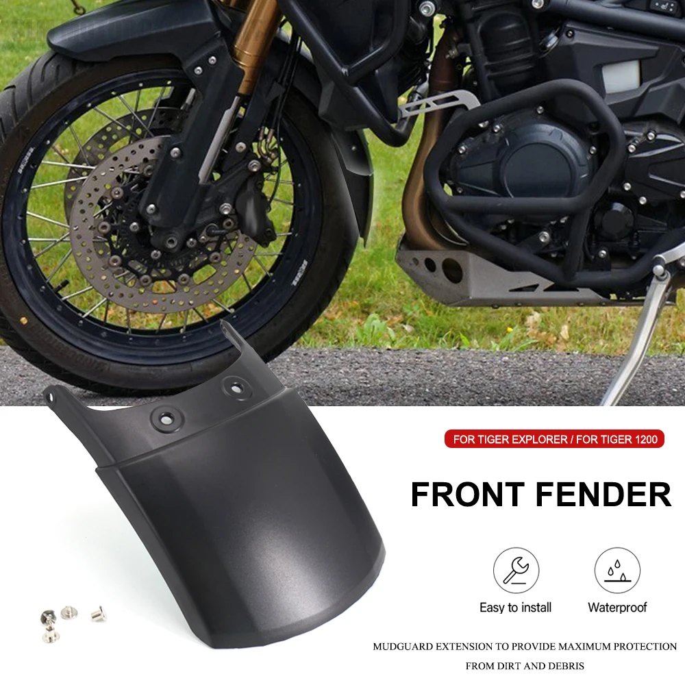 

New Motorcycle Accessorie Front wheel protector splash guard fender extension fender For Tiger Explorer 2016 2017 For Tiger 1200