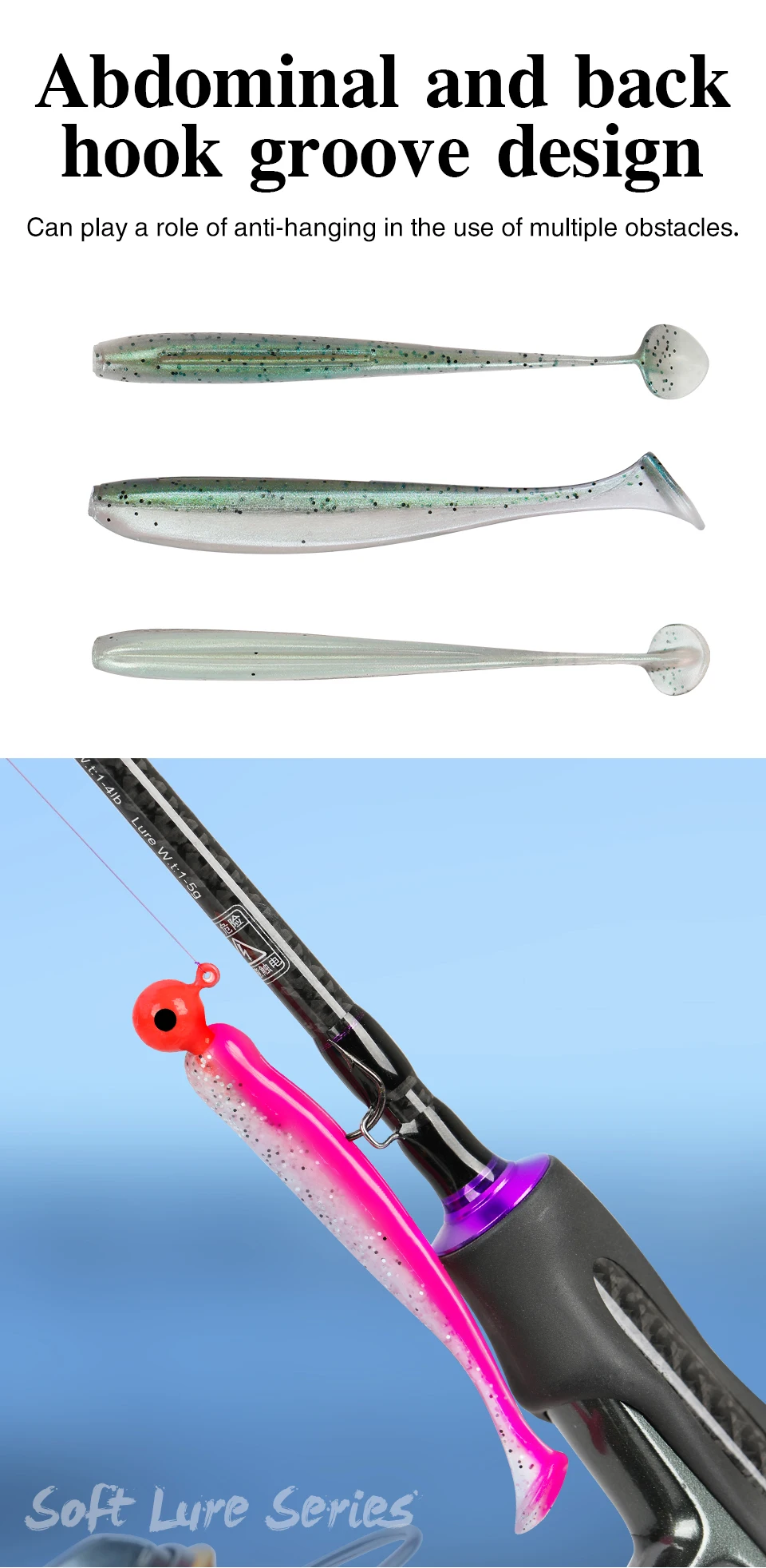 TSURINOYA NEUE GRÖSSE 100mm 120mm T Schwanz Wurm Weiche Köder Easy Shiner Künstliche Weiche Köder Geruch hinzugefügt Für Bass Fishing Wobbler – Detail 5