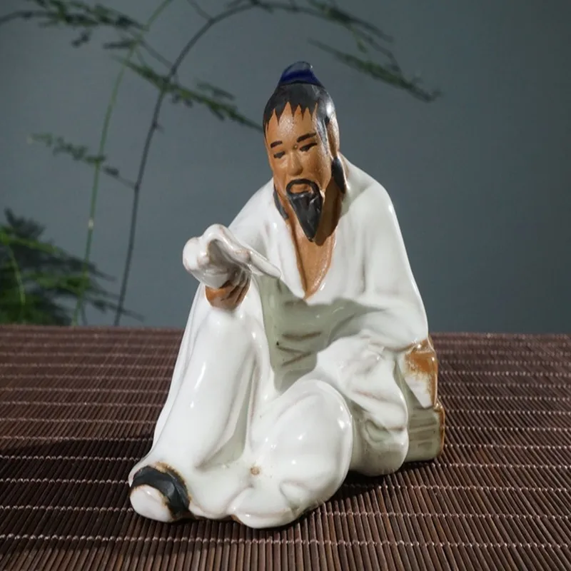 Miniaturen Farbe Keramik Chinesische Klassische Figuren Steingarten Bonsai  Aquarium Landschaft Handwerk Statue Mini Garten Dekoration - AliExpress 15