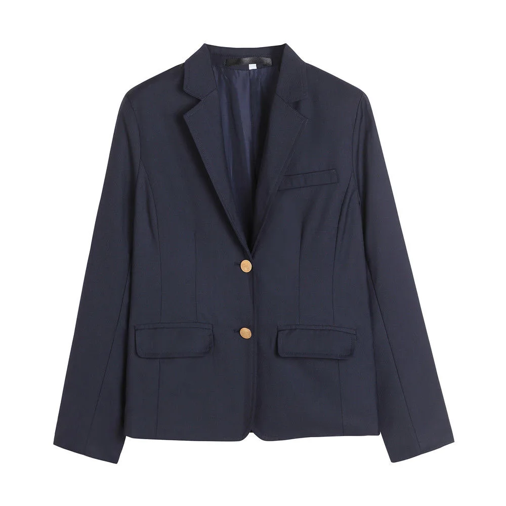 Uniformes scolaires japonais pour étudiantes, veste imbibée, uniforme scolaire de campus britannique, blazer pour filles JK, printemps automne