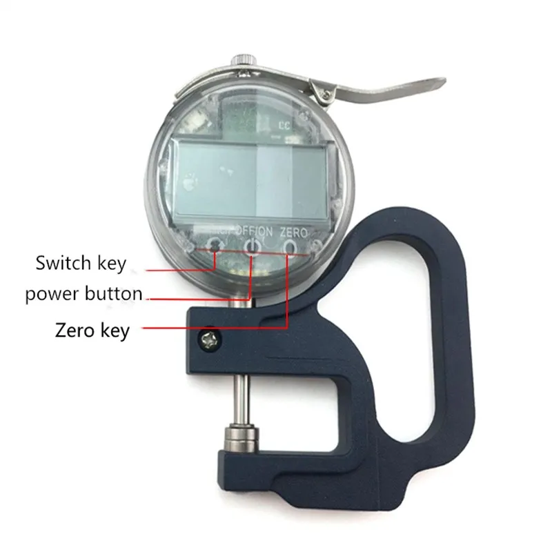 Rechargeable dial indicator Injector stroke measurement Table 0.001mm touch thickness gauge micrometer