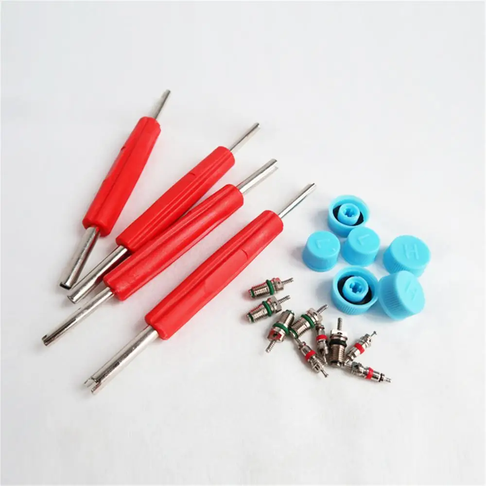 Automobile Air Conditioner Valve Needle Wrench Refueling Nozzle Quick Exhaust Valve High Pressure Air Core Cover Key