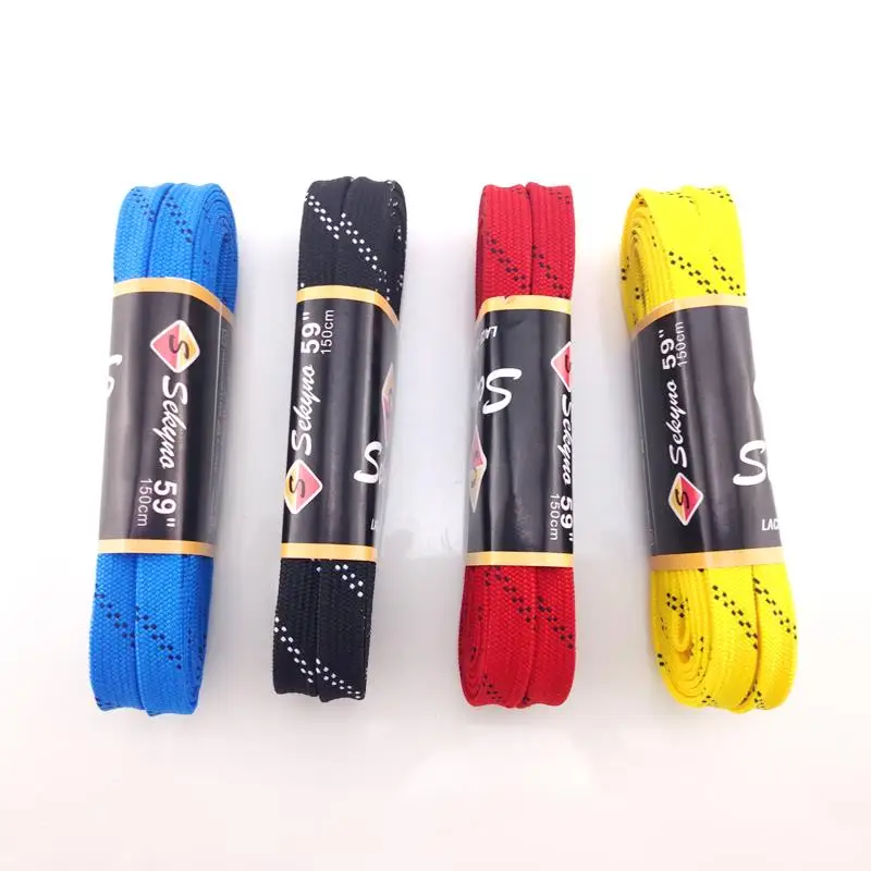 professional inline speed skates shoelace 150mm 170mm length Elastic Nylon durable patines yellow blue red black lace 1.5M 1.7M