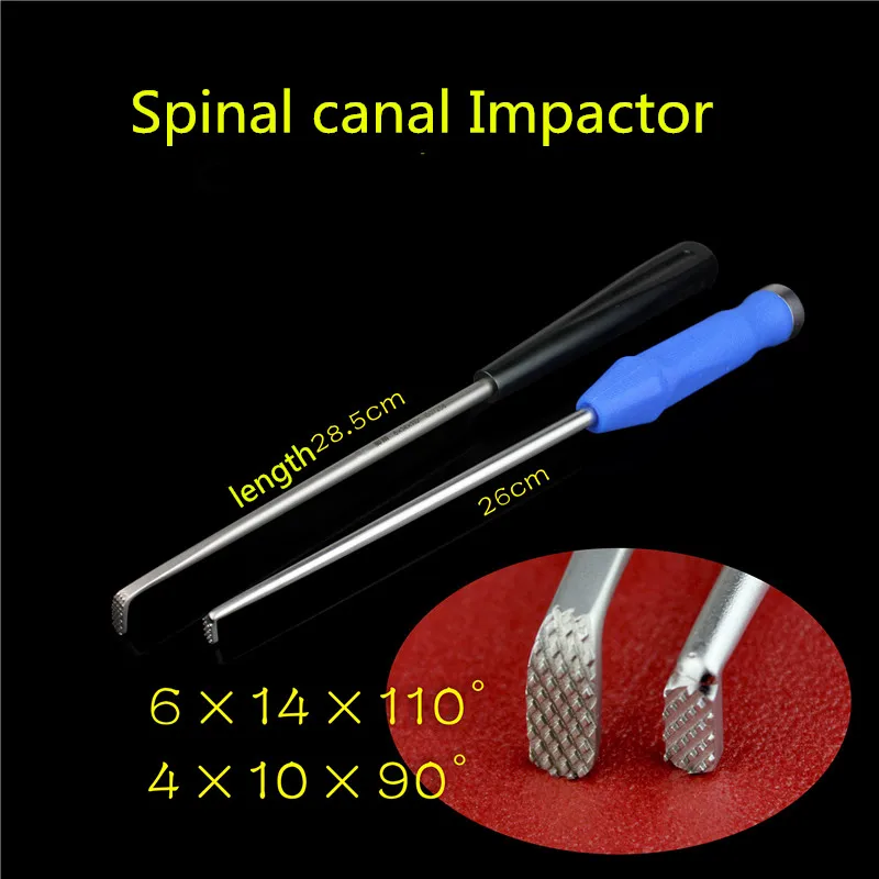 Instrumento ortopédico para la neurocirugía, impactador de canal espinal, pedal de pie, dispositivo de injerto de hueso Espinal, herramienta de percusión AO