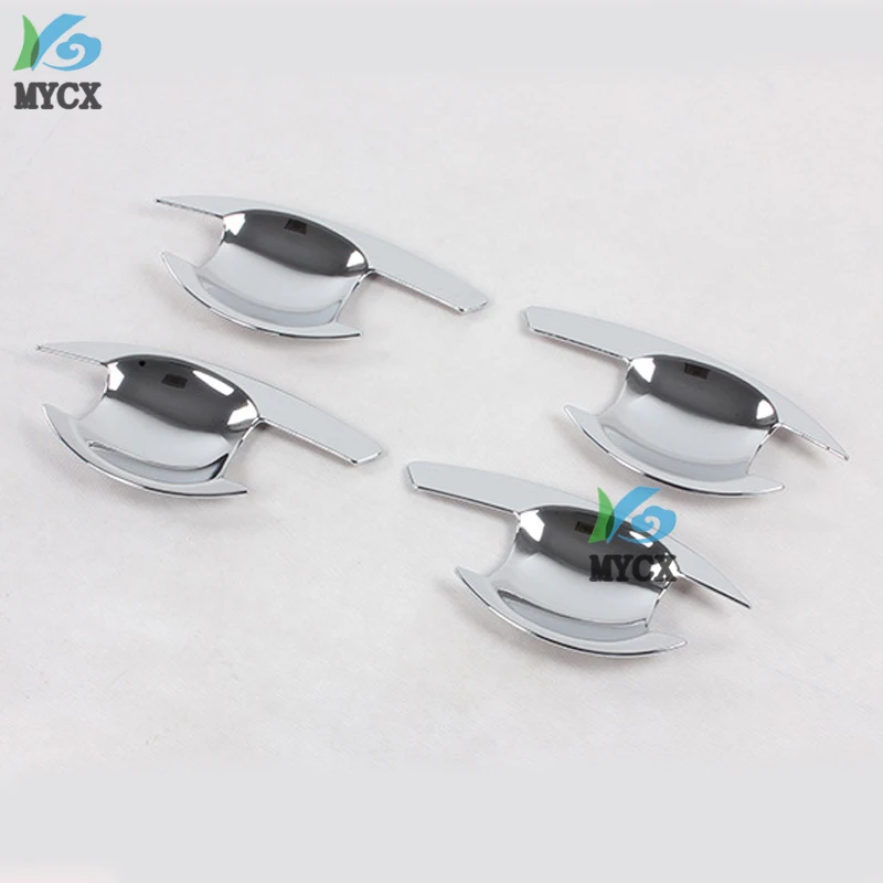 

2019 2020 For Mitsubishi L200 Triton Accessories Chrome Door Handle Inserts Bowls For -Mitsubishi L200 Triton Car styling