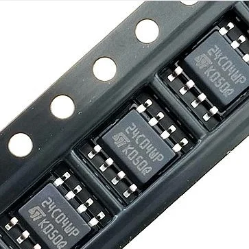 (20Pcs) ST24C04WP 24C04 ST24C04 24C04WP SOP-8 SMD หน่วยความจำ EEPROM