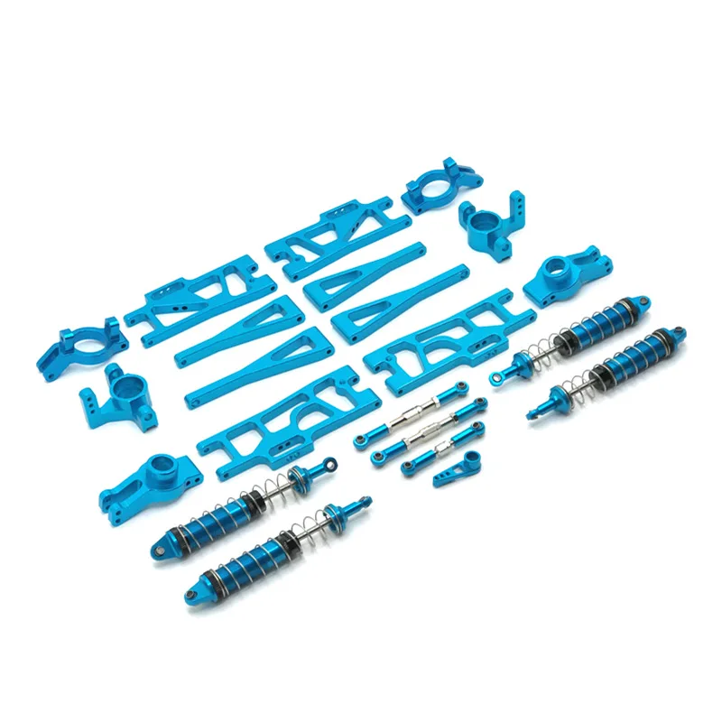 Suitable For WLtoys 104009 12402-A 12409 RC Car Spare Parts Metal Modification Parts Kit Summary