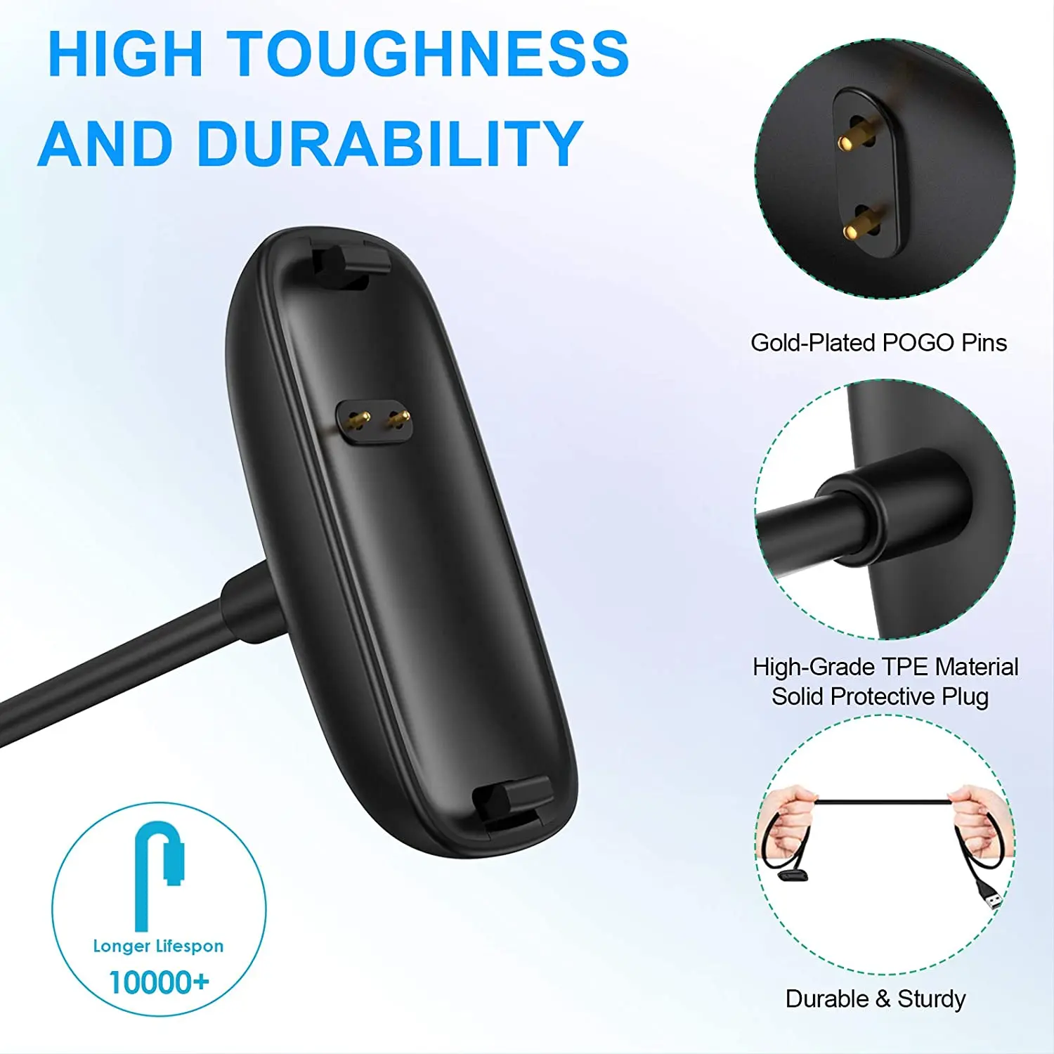 1m Uhren ladegerät für Fitbit Inspire 2 / Inspire3 Smart Watch USB-Ladekabel adapter für Fitbit Inspire/ Inspir-Ladegerät