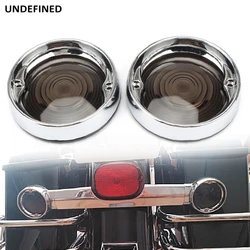 Deep Dish Turn Signal Light Smoke Lens Lamp Cover Trim Ring Bezels For Harley Touring Electra Electra Glide Road King FLHR FLTR