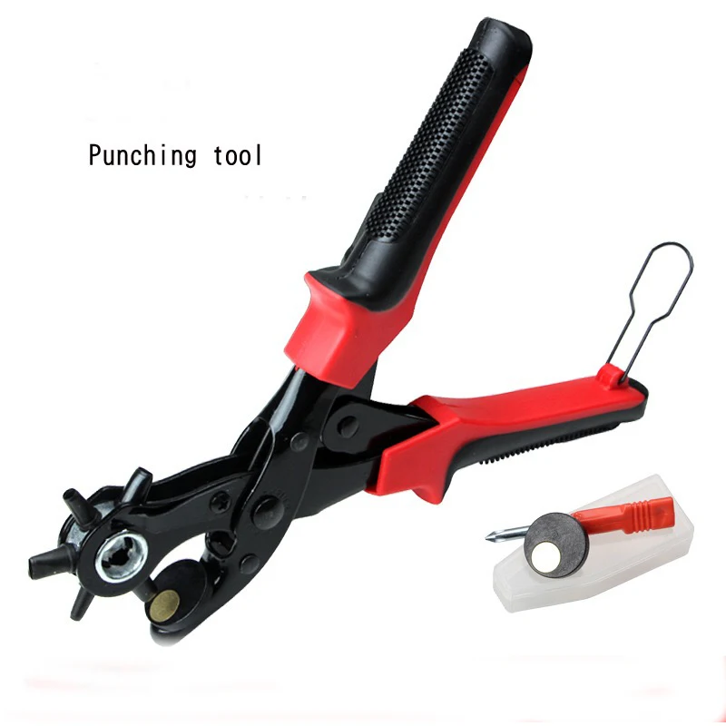 Leathercraft Punching for Leather Hole Punch for Belts Stitching Plier Perforator Eyelet Piercer Leather Craft Tools