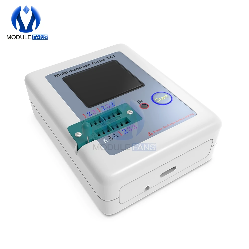 Multifunktionale LCR-TC1 3,5 Zoll 160X128 Bunte Display TFT Hintergrundbeleuchtung Transistor Tester Für Diode Triode Kondensator Widerstand – Detail 13