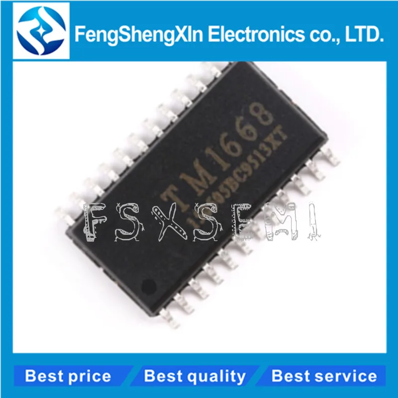 

10pcs/lot TM1668 HT1668 SM1668 sop24 LCD driver chip