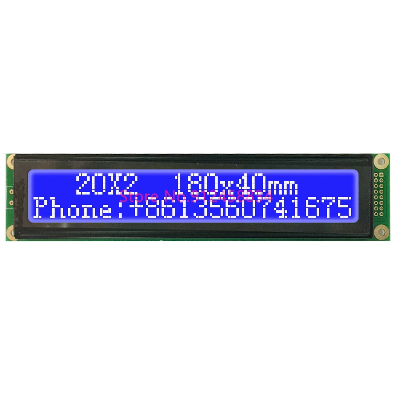 Layar Modul Lcd 20X2 2002 Ukuran Besar 180X40Mm