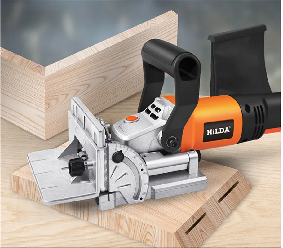 760W Biscotto Jointer Elettrico Strumento Autentico Lavorazione Del Legno Tenonatura Macchina Del Biscotto Macchina Macchina Di Puzzle