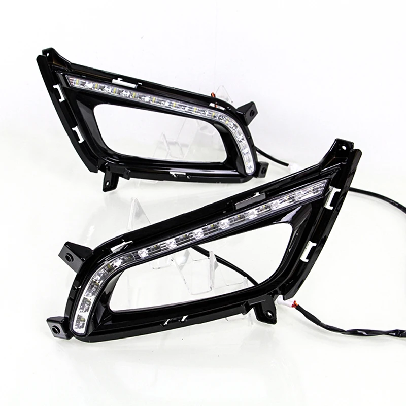 1Pair DRL For KIA Optima K5 2011 2012 2013 2014 Daytime Running Lights Fog head Lamp cover car styling