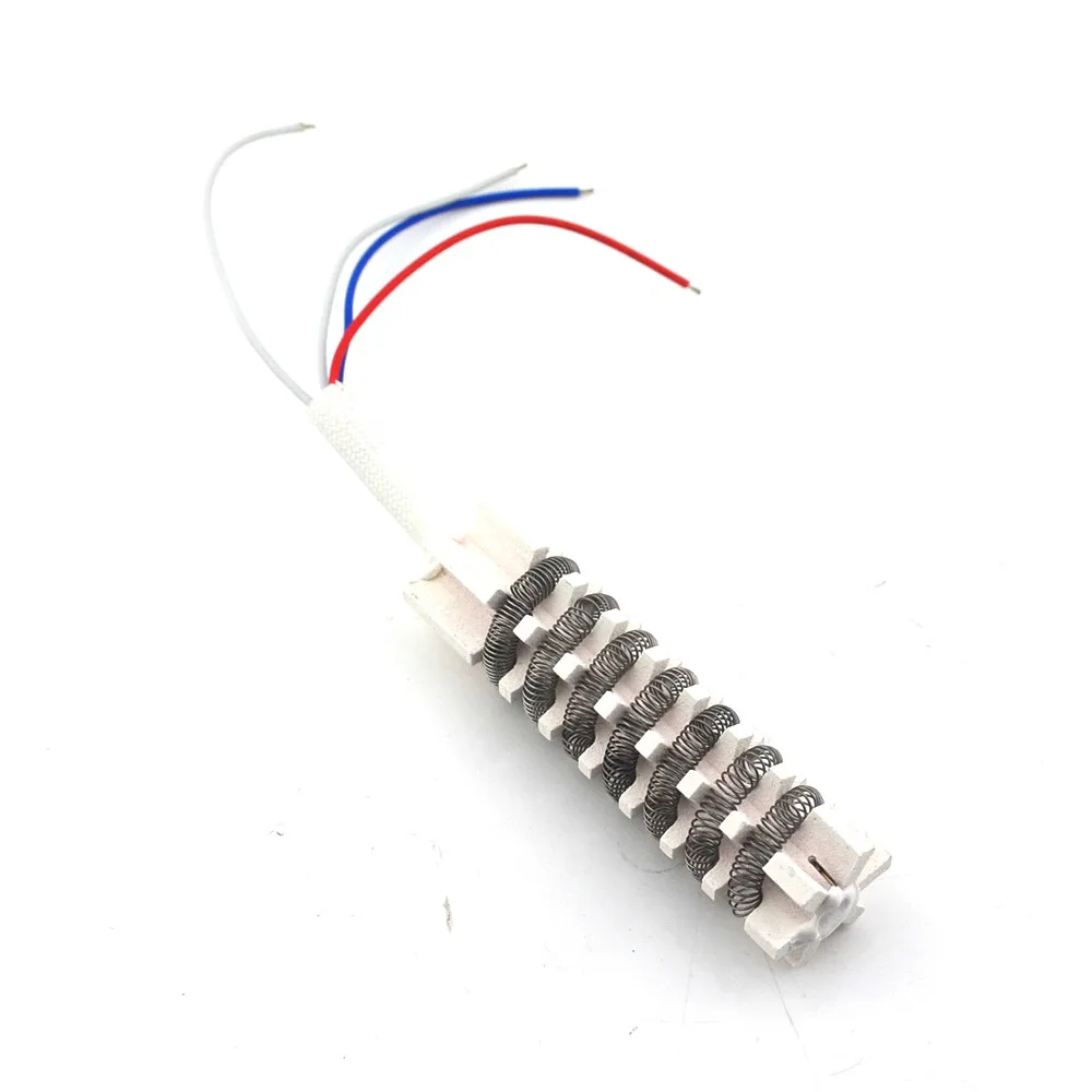 220V Insert pull way Ceramic Core Electric iron Heater + hot air gun 4 wire heater Soldering Station Heater for MYPOVOS 8588D