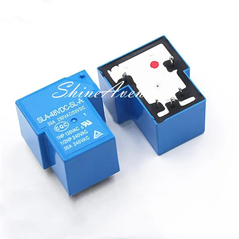 5pcs/lot Relay SLA-05VDC-SL-A SLA-09VDC-SL-A SLA-12VDC-SL-A SLA-24VDC-SL-A SLA-48VDC-SL-A 5V 9V 12V 24V 48V 30A 4PIN 5PIN