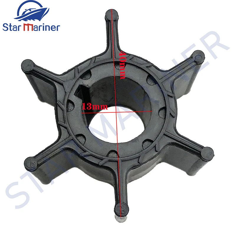 

682-44352-01 Water Pump Impeller For Yamaha Boat Engine 9.9HP 15HP Old Model Outboard Engine 682-44352