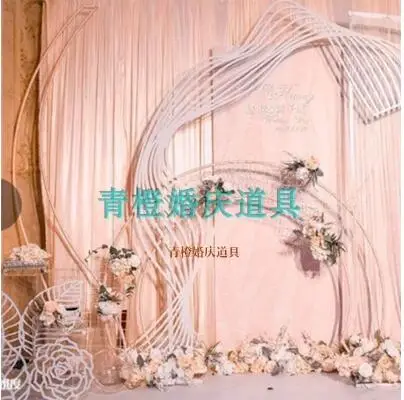 

Wedding props, iron art shelves, background props, window displays, new props, arch shelves, exclusive for high-end wedding