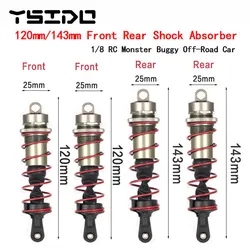 ZD Racing 120mm Front & 143mm Rear Shock Absorber Damper Suspension for 1/8 JLB HSP EM Racing DHK HPI Redcat LRP Hobao Hongnor
