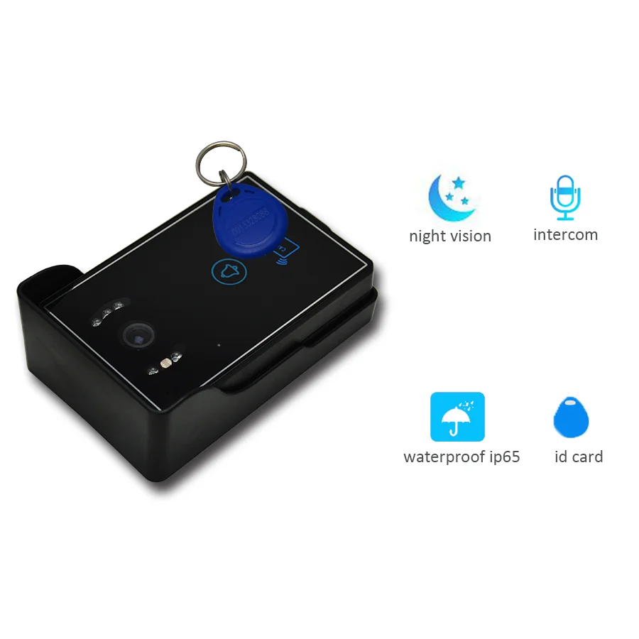 Vigtech Video Door Phone Intercom System waterproof Outdoor Camera /CMOS IR Night Vision For home/apartment Free Shipping