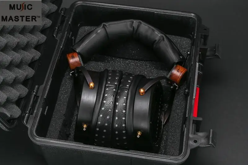 Música mestre 108mm e1000i 60 ohms planar feito à mão placa de madeira alta fidelidade audiophile fones de ouvido fone pk z1r lcd4 stellia susvara