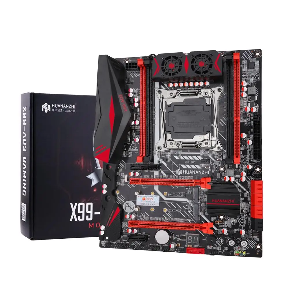 Imagem -02 - Huanzhi Placa-mãe com Compartimento Duplo M.2 Cpu Xeon e5 2676 v3 Ram 64g 4*16g Combinação Melhor à Venda