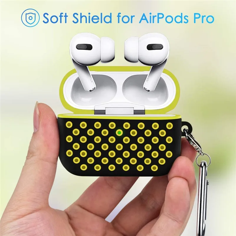 Cover for Airpods Pro 2 1 Case Silicone Air Pods Earphone Protector for Nike Airpod2 Acessories cover with keychain Airpods Case