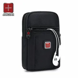 JANGEAR-bolsa protectora para teléfono móvil para hombre, bolsa de mensajero impermeable para correr, cinturón deportivo, riñonera cruzada de nailon, billetera