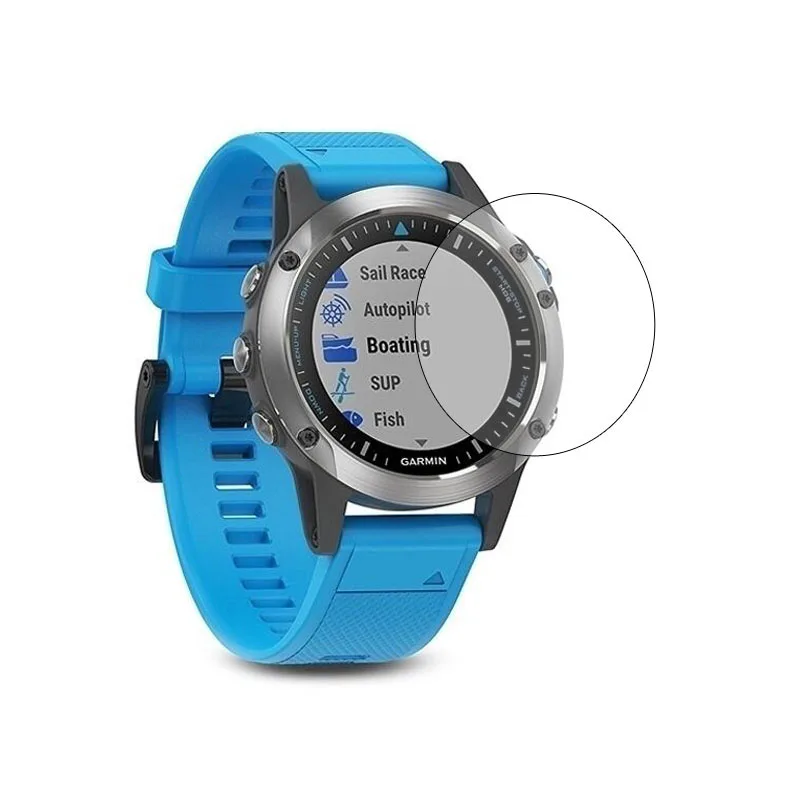الزجاج المقسى طبقة رقيقة واقية حماية الحرس ل Garmin Quatix 5/3 ساعة Quatix3 Quatix5 Smartwatch واقي للشاشة غطاء