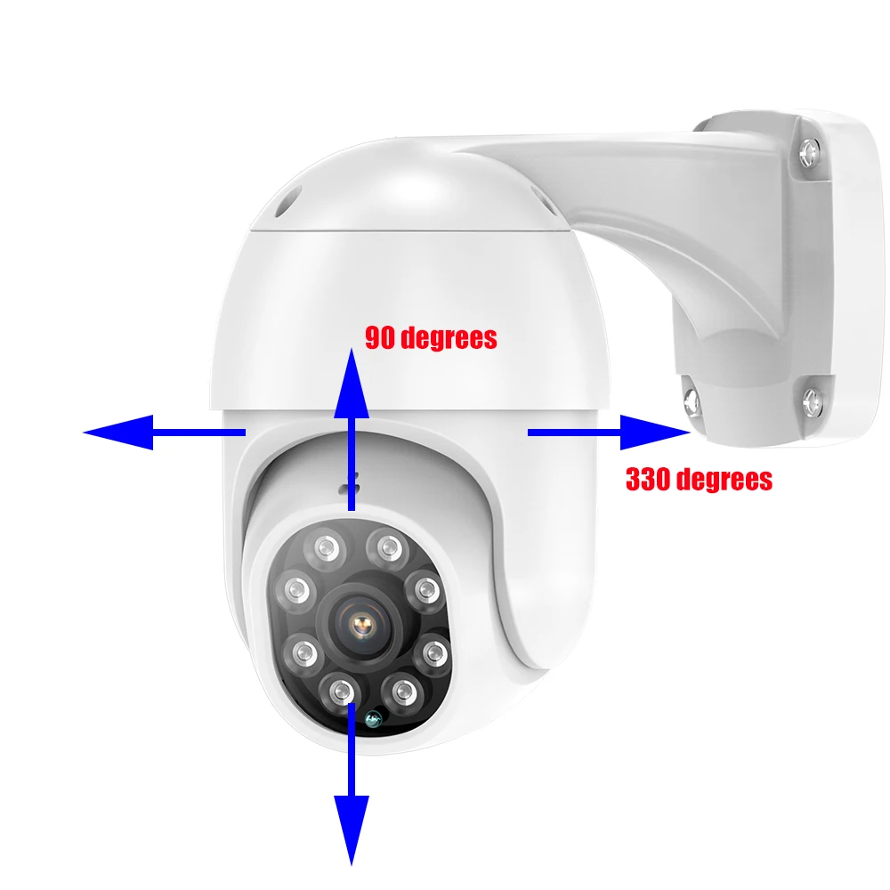 Caméra de surveillance extérieure analogique PTZ, système de sécurité étanche, vitesse breton, inclinaison panoramique 30m, CCTV, Top, AHD, 2,0 MP, 1080P