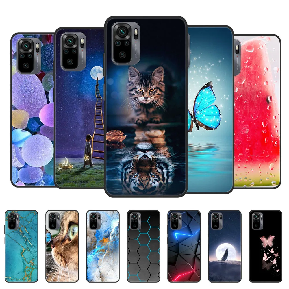 For Xiaomi Redmi Note 10 Case 4G 5G Cover For Redmi Note 10 Pro Global Phone back Cover for Redmi Note10 Pro 10S Bumper Funda