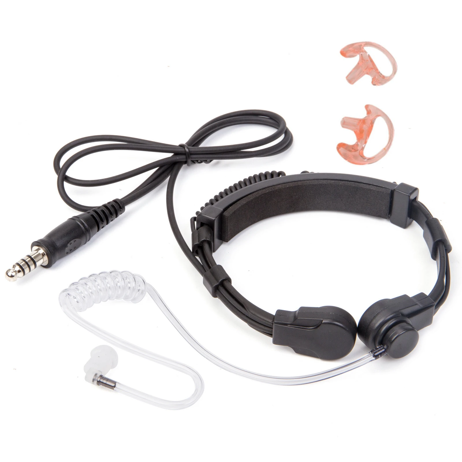 Walkie Talkie Microphone U94 PTT Neck Throat Mic Earpiece Radio Nato Tactical Headset for Baofeng BF-A58 UV-9R Plus GT-3WP UV-XR