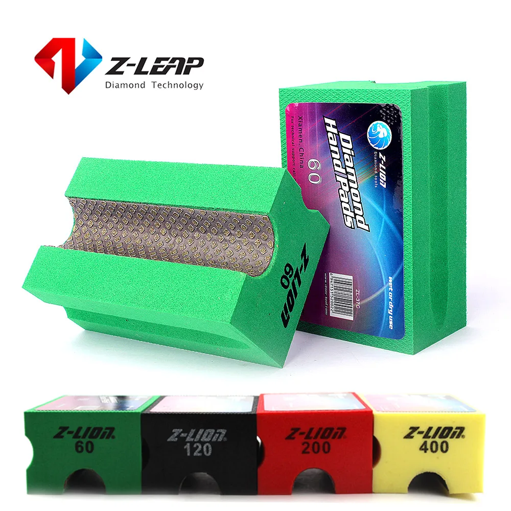 Z-LEAP V20 Diamond hand polishing pad stone polishing hand wiper glass polish grinding ceramic tile diamond abrasive pads