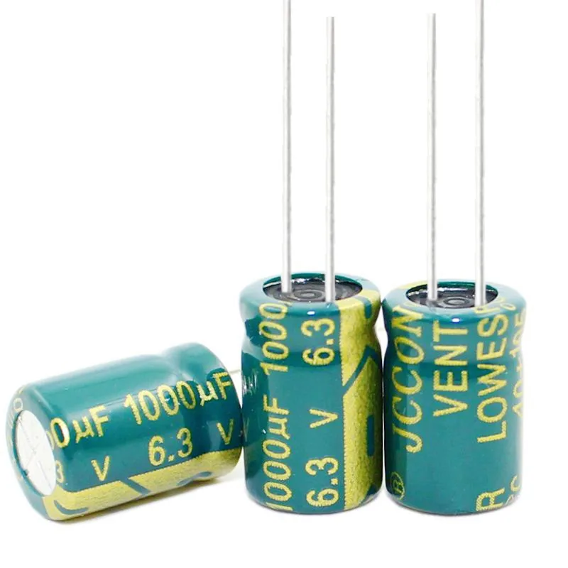 100PCS 1000UF 6.3V 6.3V1000UF Aluminum Electrolytic Capacitor  high-frequency 8X12MM