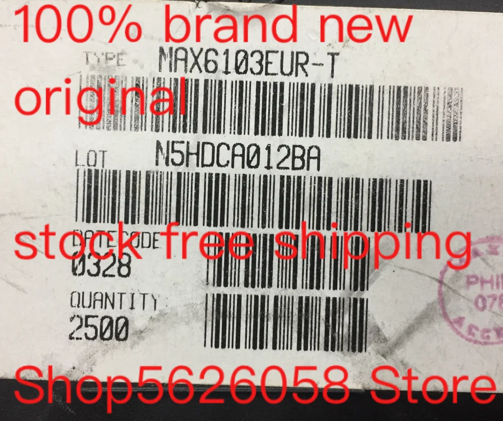 20PCS/LOT MAX6103EUR-T MAX6103EUR SOT23-3 100% new original freeshipping stock